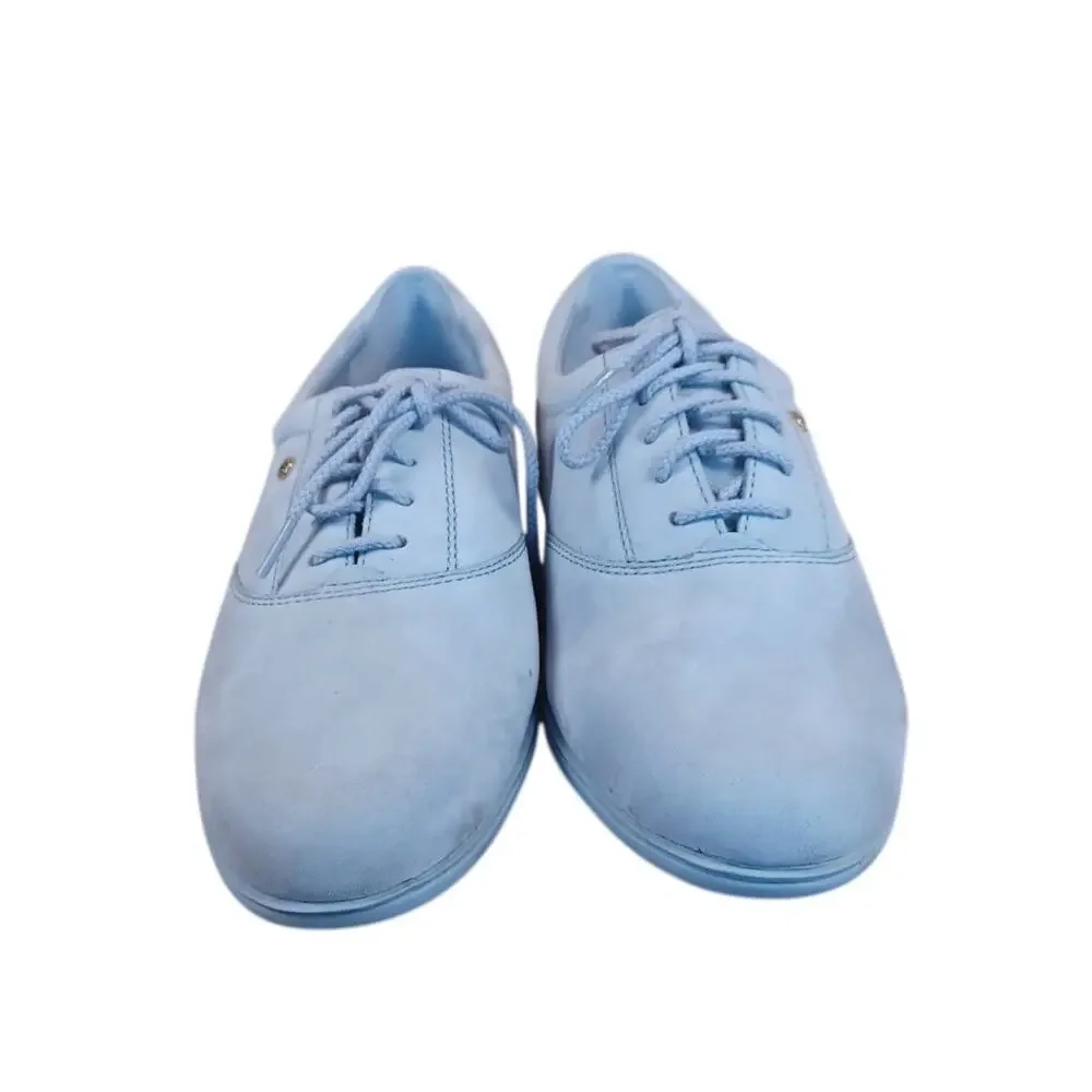Easy Spirit AntiGravity Motion Faded Blue Nubuck Oxford Sneakers Womens Size 9 N